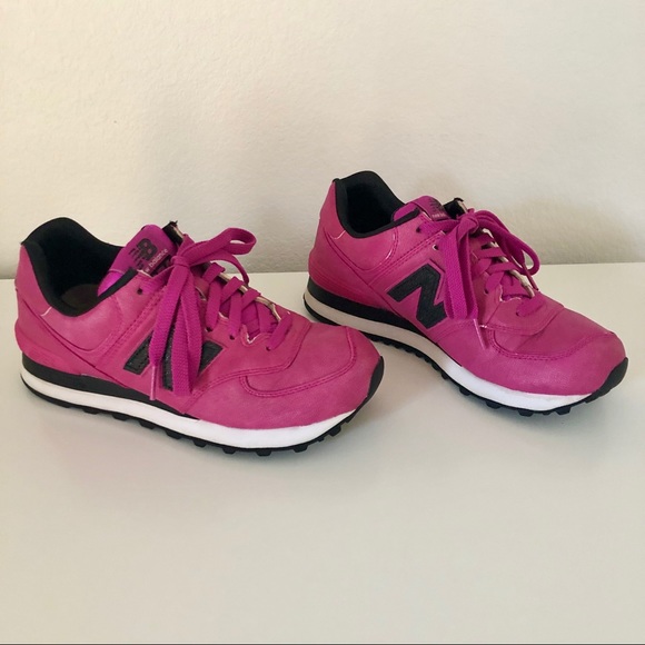 new balance 574 fuchsia